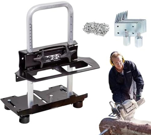 Schnittholz-Schnittanleitung für Kettensäge, Beplankungsfrässtange, Tragbarer -Sägewerk-Kettensägenaufsatz, geführtes Sägewerksholz für Bauarbeiter und Holzarbeiter