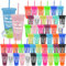 48 Pack Thank You Gifts You are Awesome Coffee Mug 24 oz Plastic Tumblers with Lids and Straw Inspirational Reusable Tumblers Appreciation Gift for Coworker Teacher Colleague Employee