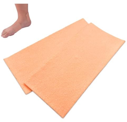 Moleskin Fleecy Web Chiropody Felt - Thickness: 2mm - Pack of 2 Sheets (22.5cm x 10cm) Foam Padding Self Adhesive Felt for Corns, Ulcers and Blisters - Foot Dressing Podiatry Felt