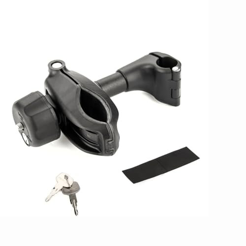 LST Rahmenhalter für Fahrradträger Radhalter 21 cm U-Bügelrohr Ø 25 mm abschließbar