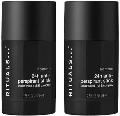 RITUALS Homme 24H Anti-Perspirant Stick, 75 ml (Packung mit 2)