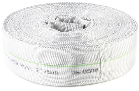 Tuyau flexible tuyau pour pompes d'incendie | Ø52 mm / 2 | longueur 50 m | pour eau propre sale lisier | résistance thermique et mécanique | en polyester