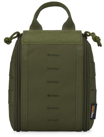 Mardingtop Taktische Molle Admin-Tasche Reißverschluss Westen-Tasche für Outdoor-Abenteuer, Radfahren, Militär und Bundeswehr Rucksack