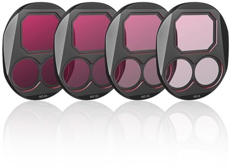 Für DJI für Mavic 4 Pro ND-Filter-Set mit optischem Glas für reduzierte Reflexion und bessere Farbgenauigkeit bei Luftaufnahmen