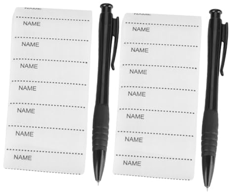 DIYEAH 2juegos Etiquetas De Tela Para Ropa Pegatinas Con Nombre Etiquetas Adhesivas Para Ropa De De Nombre Para De Para Escribir Con Rotulador Para Guardería y Escuela Unidades Rollo