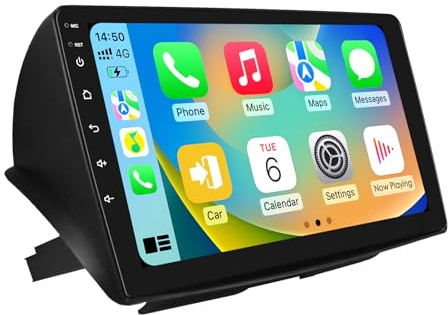 Ossuret Autoradio para Citroen C2/C3 (2002-2006), 9 Zoll Android 13 Pantalla Táctil 2+32GB Navegación GPS con Carplay Android Auto WiFi Bluetooth Control del Volante DSP USB