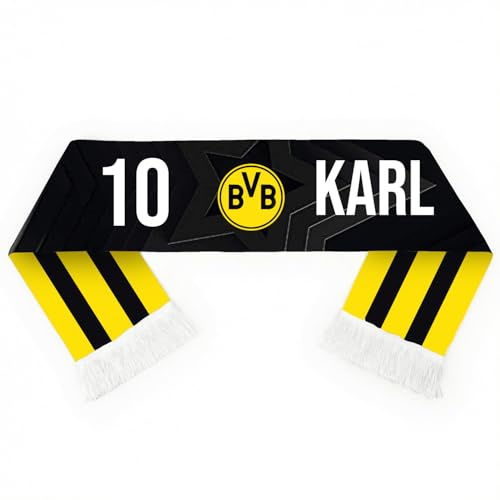 Wanapix | Fanschal Bedrucken | Personalisierter Fußballschal | 130x20cm | Waschmaschinengeeignet