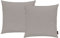 Magma Heimtex Fino Kissenhülle ca. 50 x 50 cm Farbe 69 Taupe (2er Set)