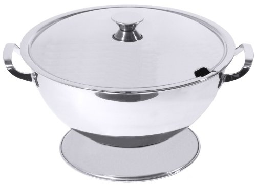 CONTACTO BANDER GMBH SUPPENTERRINE 1 L EDELSTAHL Ø 15, 5 CM, H 9, 5 CM