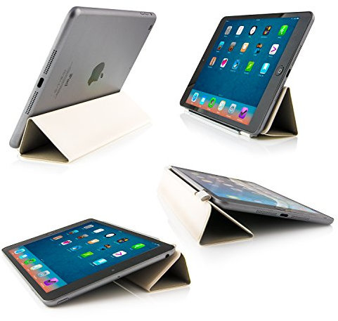 White iPad Mini Smart Case With Screen Protector for Mini 2 and 3