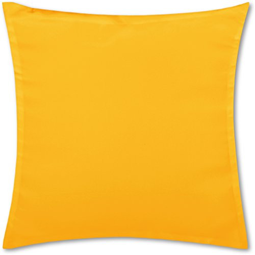 Bestlivings Kissenbezug Orange (80x80 cm) mit verdecktem Reißverschluss - viele Größen und Farben