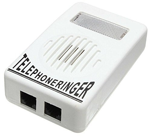 AKOAK Suono forte Telefono Suono Suono Suoneria Amplificatore Volume Enhancer con Luce Lampeggiatore per Telefono Fisso