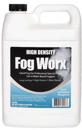 Sanco Industries Fogworx Extreme Nebelmaschine mit hoher Dichte, langlebig, hohe Leistung, geruchlose Nebelmaschinenflüssigkeit auf Wasserbasis, für 400 Watt bis 1500 Watt Maschinen HD Gallone