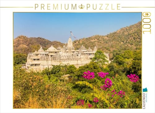 CALVENDO Puzzle Der Jain-Tempel von Ranakpur | 1000 Teile Lege-Größe 64 x 48 cm Foto-Puzzle für glückliche Stunden