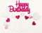 AILEXI Handgefertigtes Set mit 13 Köchen Happy Birthday, Kuchendekoration, Pailletten, für Kuchen, Cupcakes und Eis – Happy Birthday Set, Rosa