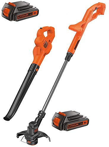 Salone Negozio Online Set TAGLIABORDI +SOFFIATORE Black + Decker 18V-1,5AH ST1823GWC18
