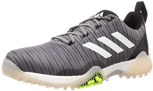 adidas Code de Chaos imperméable Lace Up Golf - Gris/Blanc/Vert - UK 8.5