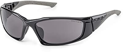 SolidWork SOLID. Schutzbrille mit getönten Gläsern für sonnige Tage | Arbeitsschutzbrille mit verstärktem Seitenschutz | Kratzfeste, beschlagfreie & UV-schützende Gläser | Für Männer & Frauen
