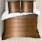 ABAKUHAUS industriell Bettwäsche Set für Doppelbetten, perforierte Gitter, Weicher Microfaserstoff Allegigeignet kein Verblassen, Umber Ombre