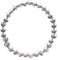Edelstein 6mm Kugel Power Energie Perlen Armband auf Stretchband in vielen verschiedenen Steinarten wählbar (Bergkristall)