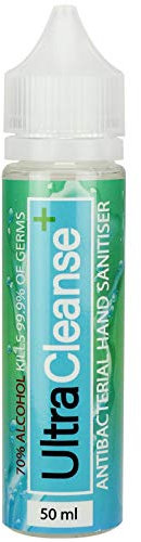 50ML Hand Sanitiser Anti-Bacterial Germ Kill Pocket Size Hygienic Rub Hand Sanitizer Travel Pocket Size Health Hygiene Cleaner (One Bottle)