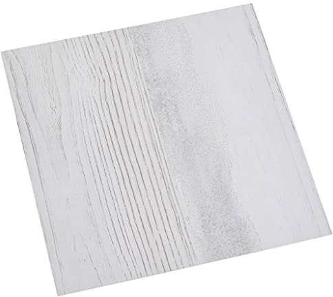 vidaXL 55x PVC-Fliesen Selbstklebend Vinyl-Fliesen Vinylboden Laminat Dielen Fußboden Bodenbelag Laminatboden Fliese Wohnzimmer 5,11m² Hellgrau
