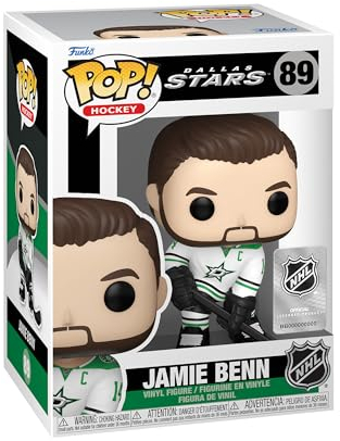 Funko POP! NHL: Stars - Jamie Benn - (Road) - Vinyl-Sammelfigur - Geschenkidee - Offizielle Handelswaren - Spielzeug Für Kinder und Erwachsene - Sports Fans - Modellfigur Für Sammler und Display