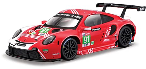 Bburago Race Porsche 911 RSR Lemans ´20 1:24 Modellauto, Rot