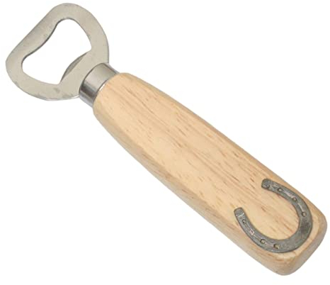 Horse Shoe Wooden Handled Bottle Opener Beer Soda Opener Free Engraving 190