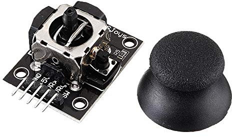 GOMMER 10pcs JoyStick Module Shield 2.54mm 5 pin Biaxial Buttons Rocker for PS2 Joystick Game Controller Sensor For Replacement parts