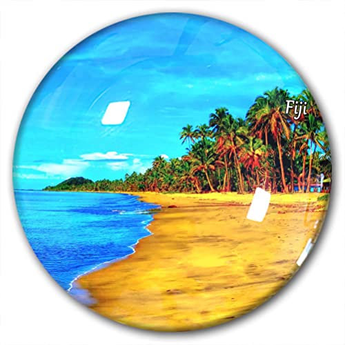 Fiji Kühlschrankmagnet, Kühlschrank-Aufkleber, dekorativer Magnet, Reise-Souvenir, Kristallglas