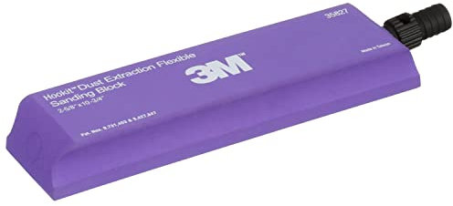 3M™ Hookit™ - Bloque de Lijado Flexible para extracción de Polvo 35827, 273 mm x 67 mm