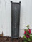 Gartenstecker Stele Lieblingsplatz in grau zum Stecken Gartenschild Gartendeko 78cm hoch
