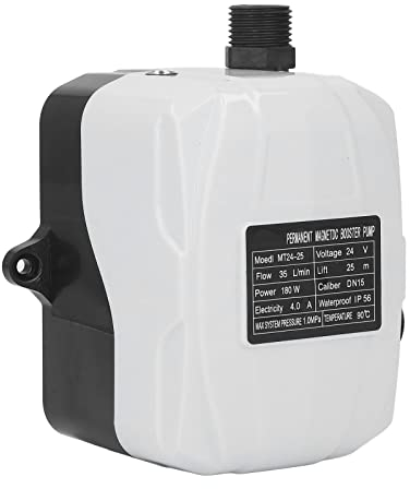 Bomba de Refuerzo de Presión de Agua de Alta Elevación 180W Bomba de Refuerzo Automática para el Hogar DC 24V