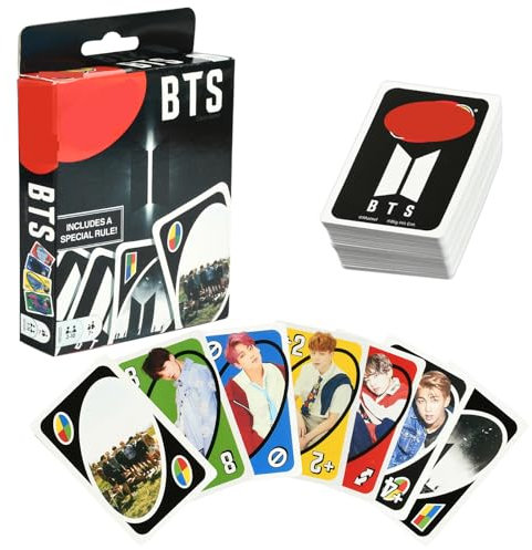 VAMITV BTS Kartenspiel, BTS Kartenspiele Card Game Kinder Junior Erwachsene Karten Spiel Gesellschaftsspiele Familienspiele 2-10 Spieler ab 7+ Jahre für Partys, Geburtstage, Feiertage