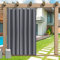 Tenda per Esterni, Tenda da Esterno con Occhielli 1 Pezzo, Tenda da esterno resistente alle intemperie, 24 colori Tenda da Sole Tenda da Sole per Balcone Patio Portico Pergola Gazebo, B254xH241CM