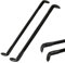 Offset Screwdriver Set Hakkin 2Pcs Right Angle Screwdriver S2 Steel Double Head Magnetic Screwdriver with PH1 PH2 SL6, 15mm Flat Elbow Design for Tight Space Operation, Phosphate Treatment