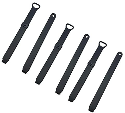 3X Ersatz für TPE Armband + Verschluss für Misfit Schwarz