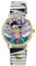 Raptor Damenarmbanduhr Frida Kahlo Edition mit Zugband (Mehrfarbig - Weiße Orchideen)