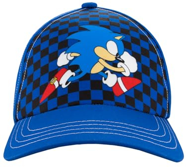 Sonic Baseball Kappe | Sommer Basecap Kinder | Gaming Jungen Mütze | Sommerhüte | Blau