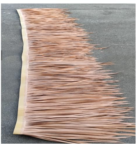 Techo de Paja simulado decoración Paja Artificial 0.5X1m Tejado de Paja decoración de Paja de plástico simulación pabellón de Paja de arroz área escénica decoración (Color : Light Yellow, Size : 0.5