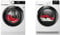 AEG 7000 Series Washing Machine LFR73944B, ProSteam Freestanding Washing Machine & 7000 SensiDry Freestanding Tumble Dryer TR718L4B, 8 kg, Heat Pump Technology, Gentle Drying, PreciseWash Adjust Time
