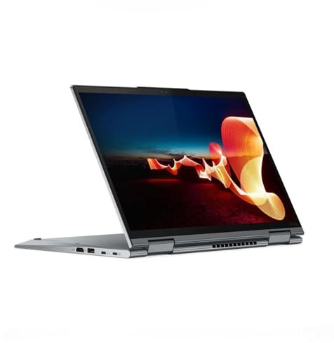 Lenovo Ordinateur portable ThinkPad X1 Yoga Gen 7 2 en 1 (2022) | 14 po 1920 x 1200 FHD+ | Core i7-1265U – Disque dur SSD de 512 Go – 16 Go de RAM | 10 cœurs @ 4,8 GHz Win 11 Pro Silver
