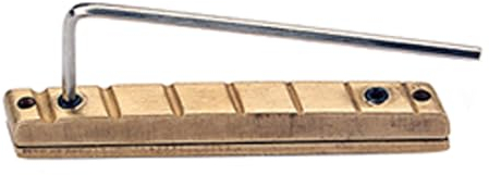 Angepasste 7 Saiten Messing Gitarre Steg Sattel E Gitarre Höhenverstellte Sattel E Gitarre