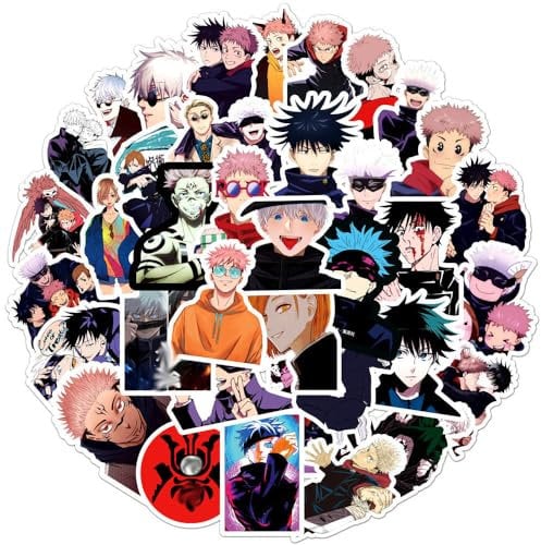 Getos Stickers, 100 Pcs Anime Figure Vinyl Waterproof Sticker Decals for Party, Water Bottle Scrapbook Laptop Skateboard Computer for Teens Students