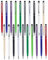20 Stück 2 in 1 Stylus Kugelschreiber mit Touchpen, Multifunktionaler Eingabestift Metall Stift für Handys Tablets iPhone iPad Pro Air mini Smartwatch Samsung Microsoft Surface Google Touchscreen