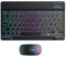 Clavier Et Souris sans Fil Éclairés,Clavier Et Souris sans Fil Rétroéclairés | Kit Clavier Et Souris Rétroéclairé 7 Couleurs,Claviers pour Ordinateur Portable, PC, Tablette