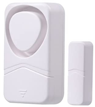 Gosera Wireless Door Window Burglar Sensor 4 Modes Alarm Door Open Detectors Freezers Close Reminder Security Protection White