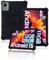 Funda para Blackview Tab 60 Pro de 10,1 pulgadas 2025 más reciente, yystao Niños Funda de Silicona Suave Compatible con Blackview Tablet 10 pulgadas, Soporte Ajustable (Negro)