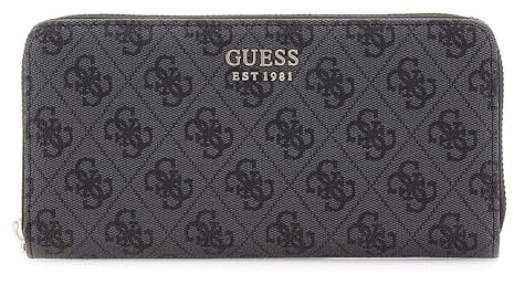 GUESS Brenton SLG Large Zip Around Wallet L Coal Logo